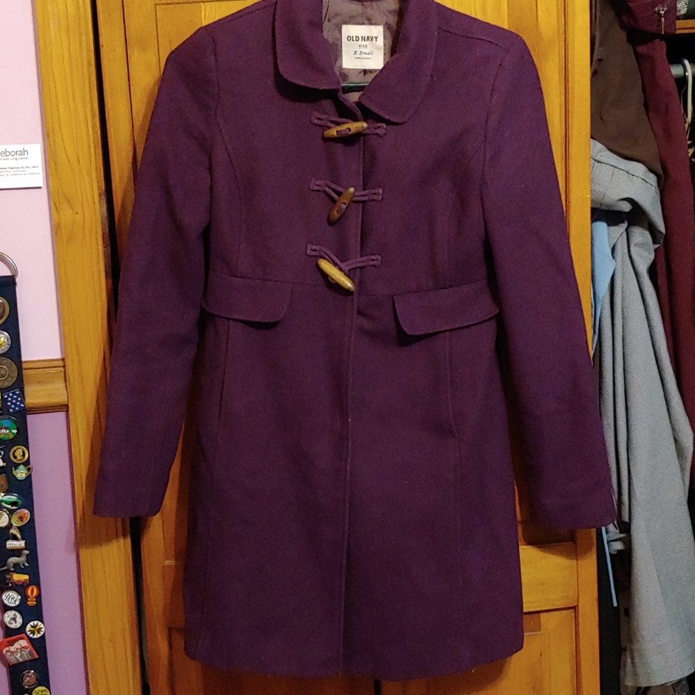Warm purple coat